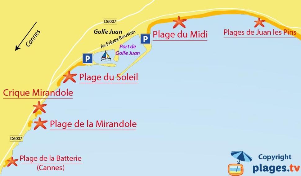 Safari Beach Golfe-Juan Εξωτερικό φωτογραφία